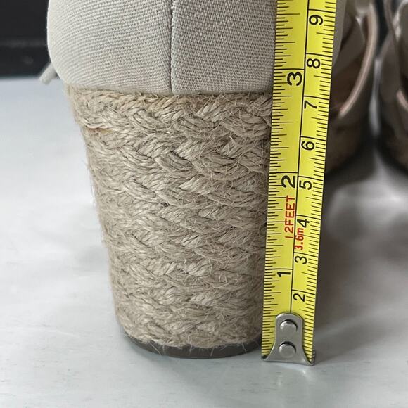 Vionic Kaitlyn Canvas Wedge Heels Beige 15261294 Women's 11 Medium NWB FLAW - Picture 8 of 12